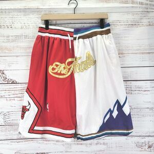 VTG Just Don SZ 2XL 1997 NBA Finals Chicago Bulls vs Utah Jazz Basketball Shorts